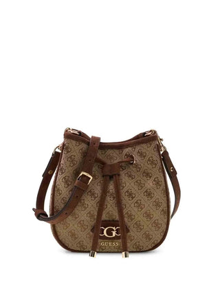 BORSA A SPALLA DONNA - GUESS MARRONE - HWJG23 13770