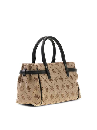 BORSA A MANO DONNA - GUESS MARRONE-NERO - HWJP22 31050 2