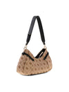 BORSA A SPALLA DONNA - GUESS MARRONE-NERO - HWJP22 31180 2