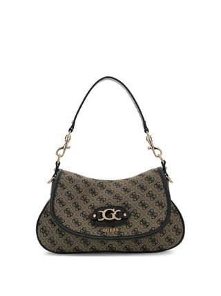BORSA A SPALLA DONNA - GUESS NERO - HWJT23 13190