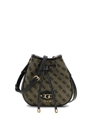 BORSA A SPALLA DONNA - GUESS NERO - HWJT23 13770