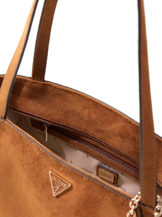 BORSA A SPALLA DONNA - GUESS COGNAC - HWSG97 45180 3