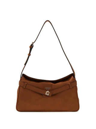 BORSA A SPALLA DONNA - GUESS COGNAC - HWSG97 54180