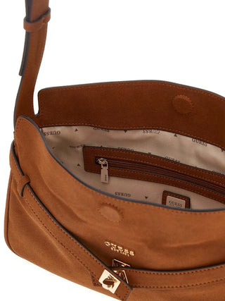 BORSA A SPALLA DONNA - GUESS COGNAC - HWSG97 54180 3