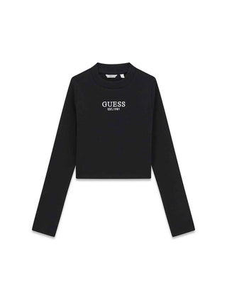 T-SHIRT RAGAZZA - GUESS KIDS NERO - J4YI49 KBZP4