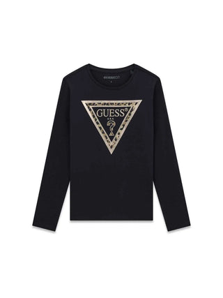 T-SHIRT RAGAZZA - GUESS KIDS NERO - J6BI02 K5771