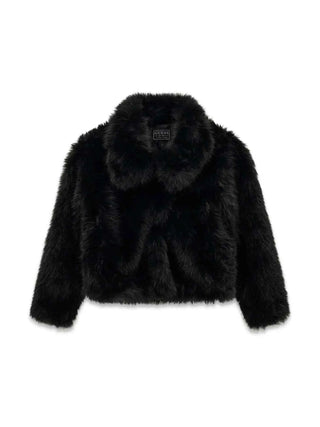 GIUBBOTTO RAGAZZA - GUESS KIDS NERO - J6BL06 W3998