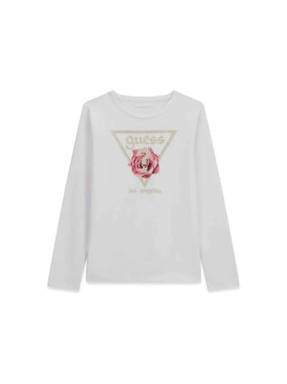 T-SHIRT RAGAZZA - GUESS KIDS BIANCO - J6YI33 K3771 1