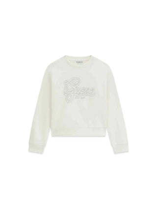 FELPA RAGAZZA - GUESS KIDS CREMA - J6YQ05 K3899 1