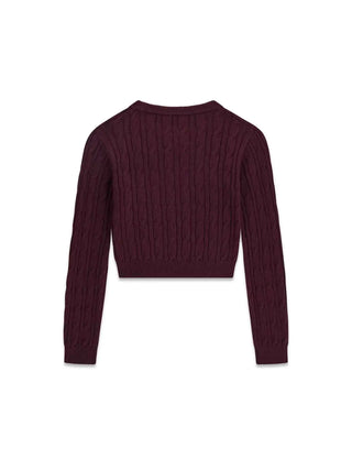 MAGLIA RAGAZZA - GUESS KIDS BORDEAUX - J6YR11 Z0843 2