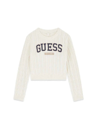 MAGLIA RAGAZZA - GUESS KIDS CREMA - J6YR11 Z0843 1