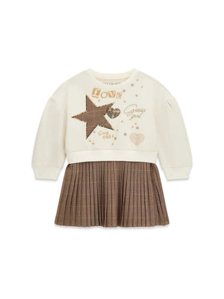ABITO BAMBINA - GUESS KIDS CREMA - K6BK04 K5931