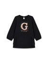 ABITO BAMBINA - GUESS KIDS NERO - K6BK16 K5938 1