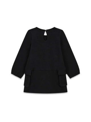 ABITO BAMBINA - GUESS KIDS NERO - K6BK16 K5938 2