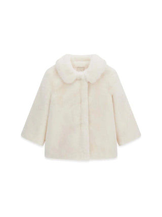 GIUBBOTTO BAMBINA - GUESS KIDS CREMA - K6BL12 W3978
