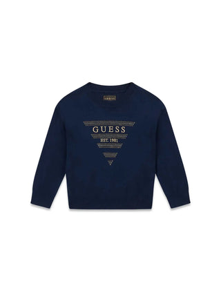 MAGLIA BAMBINA - GUESS KIDS BLU - K6BR05 Z1283 1