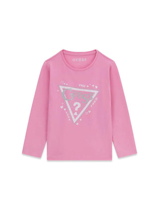 T-SHIRT BAMBINA - GUESS KIDS ROSA - K6YI02 K3663 1