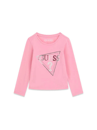 T-SHIRT BAMBINA - GUESS KIDS ROSA - K6YI08 K3673 1