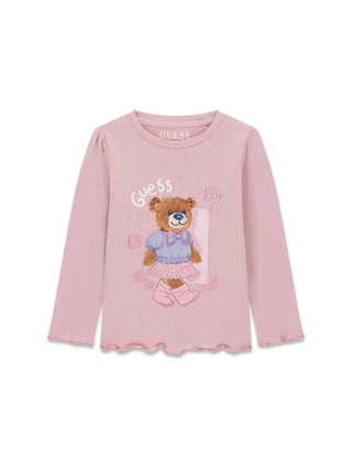 T-SHIRT BAMBINA - GUESS KIDS ROSA - K6YI11 K3676 1