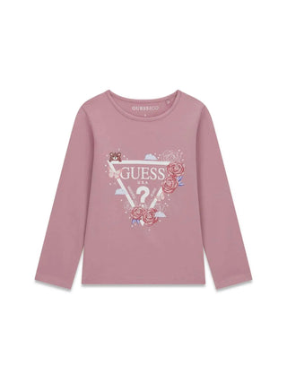 T-SHIRT BAMBINA - GUESS KIDS ROSA - K6YI24 K3732
