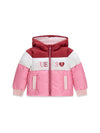 GIUBBOTTO BAMBINA - GUESS KIDS ROSA-BIANCO - K6YL01 W2576 1