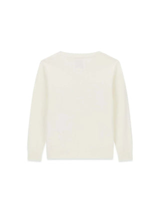 MAGLIA BAMBINA - GUESS KIDS CREMA - K6YR03 Z0813 2
