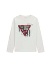 T-SHIRT RAGAZZO - GUESS KIDS BIANCO - L6BI21 K5747 1