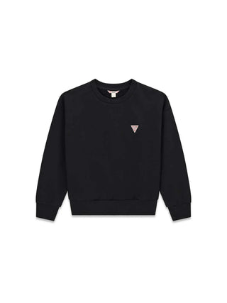 FELPA RAGAZZO - GUESS KIDS NERO - L6BQ19 K8105