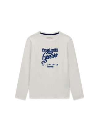 T-SHIRT RAGAZZO - GUESS KIDS BIANCO - L6YI10 K3723