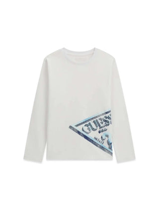 T-SHIRT RAGAZZO - GUESS KIDS BIANCO - L6YI12 K3727