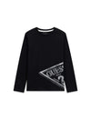 T-SHIRT RAGAZZO - GUESS KIDS NERO - L6YI12 K3727 1