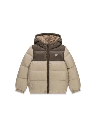 GIUBBOTTO RAGAZZO - GUESS KIDS BEIGE - L6YL01 W2655 1