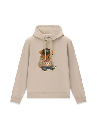 FELPA UOMO - GUESS APPAREL BEIGE - M6BQ31 K6562