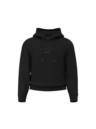 FELPA UOMO - GUESS APPAREL NERO - M6BQ36 K6161