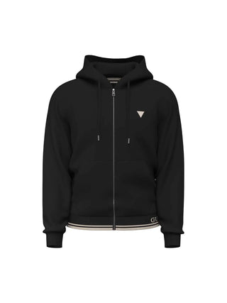 FELPA UOMO - GUESS APPAREL NERO - M6BQ48 K6168
