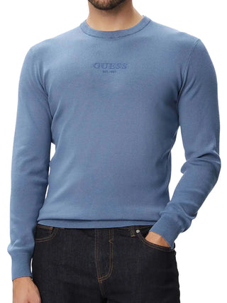 MAGLIA UOMO - GUESS APPAREL BLU - M6YR12 Z0917