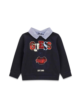 PANTALONE BAMBINO - GUESS KIDS BLU - N6BG01 K6105