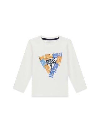 T-SHIRT BAMBINO - GUESS KIDS BIANCO - N6BI09 K5861