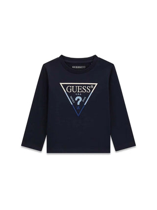 T-SHIRT BAMBINO - GUESS KIDS BLU - N6BI17 K5870 1