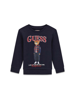 POLO BAMBINO - GUESS KIDS BLU - N6BQ03 K6112