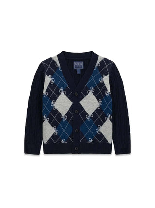 MAGLIA BAMBINO - GUESS KIDS BLU - N6BR05 Z1395 1