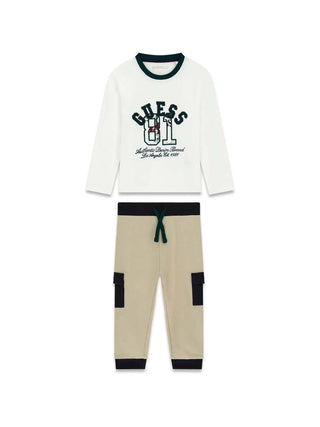 COMPLETO BAMBINO - GUESS KIDS BIANCO - N6YG03 K4079