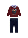 COMPLETO BAMBINO - GUESS KIDS BORDEAUX - N6YG07 K5170 1