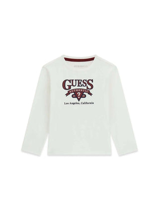 T-SHIRT BAMBINO - GUESS KIDS BIANCO - N6YI12 K3800