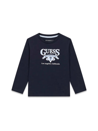 T-SHIRT BAMBINO - GUESS KIDS BLU - N6YI12 K3800