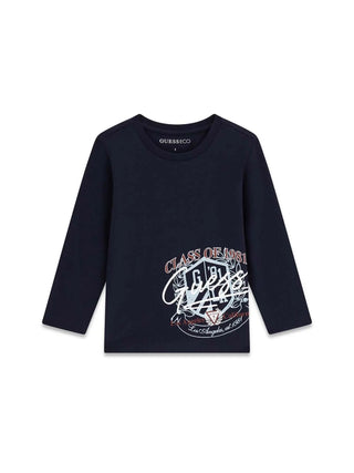 T-SHIRT BAMBINO - GUESS KIDS BLU - N6YI14 K3802 1
