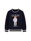 MAGLIA BAMBINO - GUESS KIDS BLU - N6YR06 Z0903 1