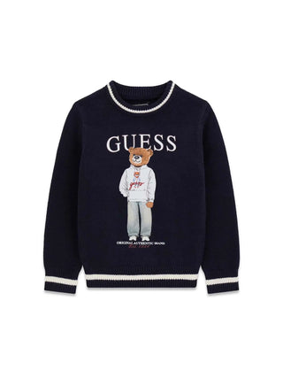 MAGLIA BAMBINO - GUESS KIDS BLU - N6YR06 Z0903