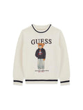 MAGLIA BAMBINO - GUESS KIDS CREMA - N6YR06 Z0903