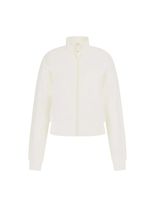 FELPA DONNA - GUESS ATHLEISURE BIANCO - V2YQ17 K7UW2 1